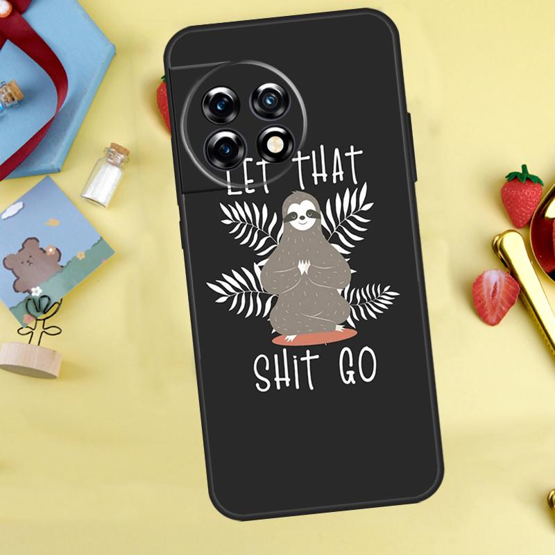 

Cute Lovely Cozy Sloth Animal Case For OnePlus 13R 12R 13T 15 13 12 11 10 9 10R 10T 8T Nord 5 CE 4 2 3 Lite N20 N30 Cover OnePlus 9