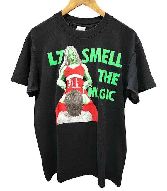 L7 Smell The Magic basic black Unisex Short sleeve T shirt reprint Unisex T-Shirt XL