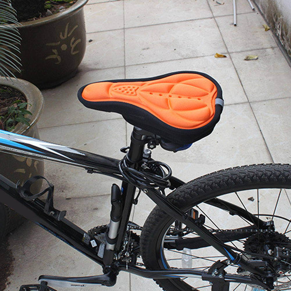 Bike Seat Cushion Bike Seat Cover Breathable Bicycle Saddle Cover Ergonomic Soft Bicycle Seat Cushion Non Slip for Women & Men