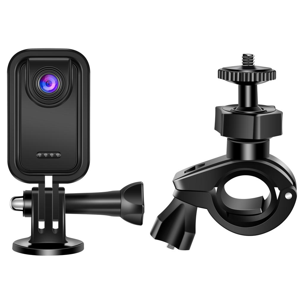 120 Angle Recorder with Handlebar Bracket Professional Photo Camera 1.47 In Screen Portable Sports Camera Motorcycle Recorder