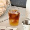 Large Capacity Japanese Glass Cup - Heat Resistant, Wide Mouth for Coffee, Milk, or Water