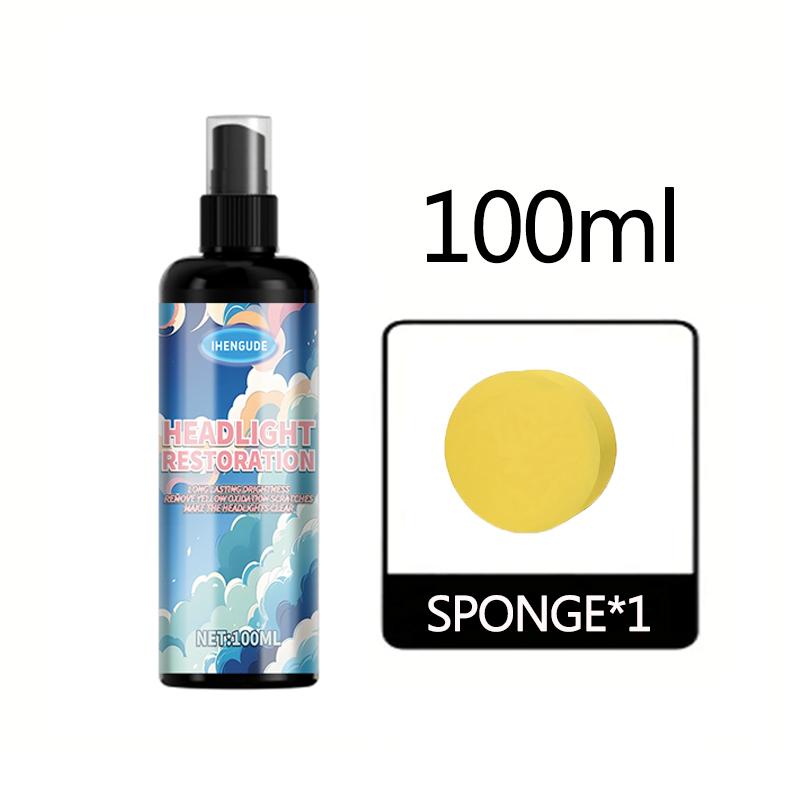 

Car Headlight Repair Fluid, Antioxidant/Polish, Removes Scratches, Brightens Headlights, Nourishes Headlights