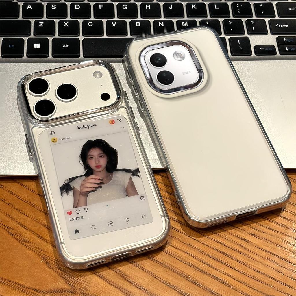 DIY Photo Insert Clear Phone Case for Xiaomi Redmi Note 17 Pro Max 5G Soft TPU Cover