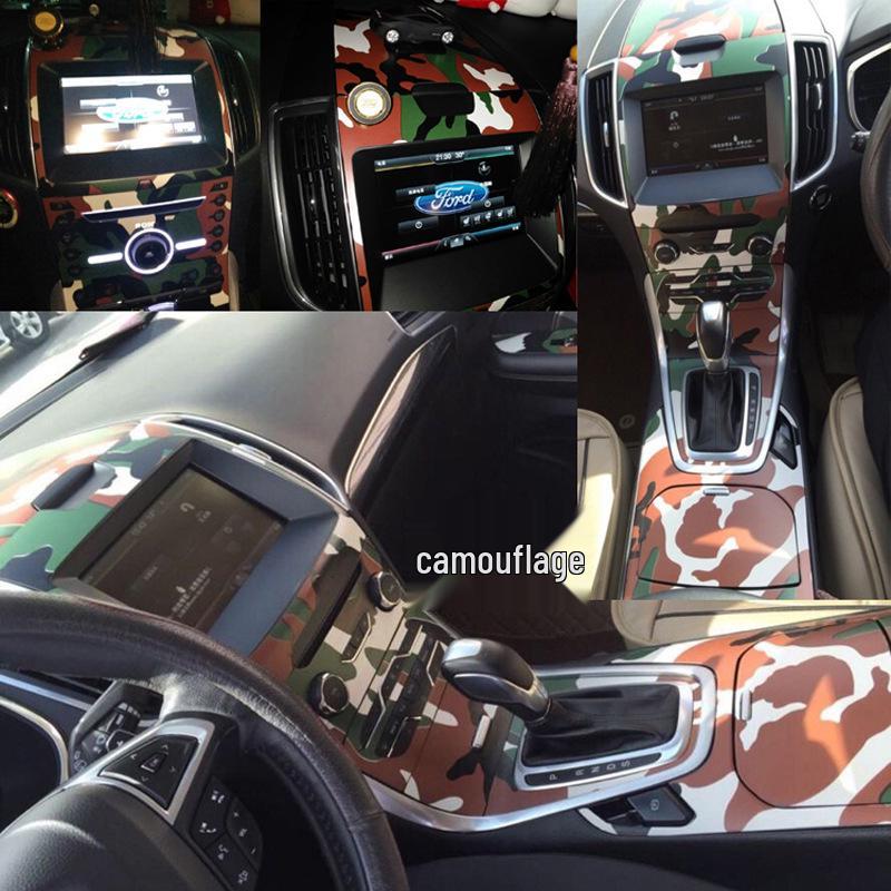 15-18 Edge Interior Carbon Fiber Gear Shift Stickers