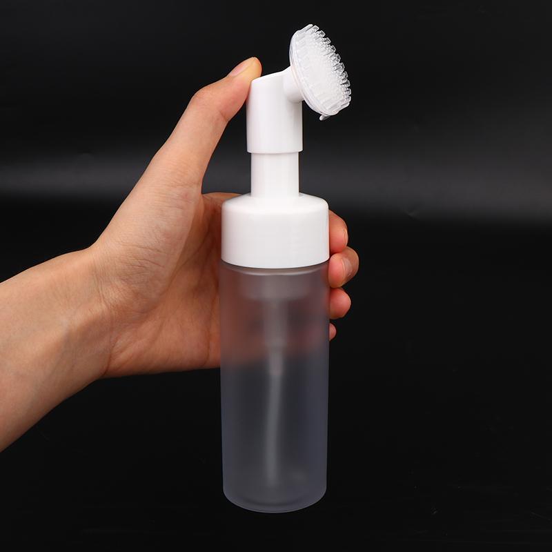 100/120/150/200/250Ml Empty Facial Cleanser Mousse Foam Gel Head Wash Brush Foam Bottle Pressure Type Cleansing Milk Foaming