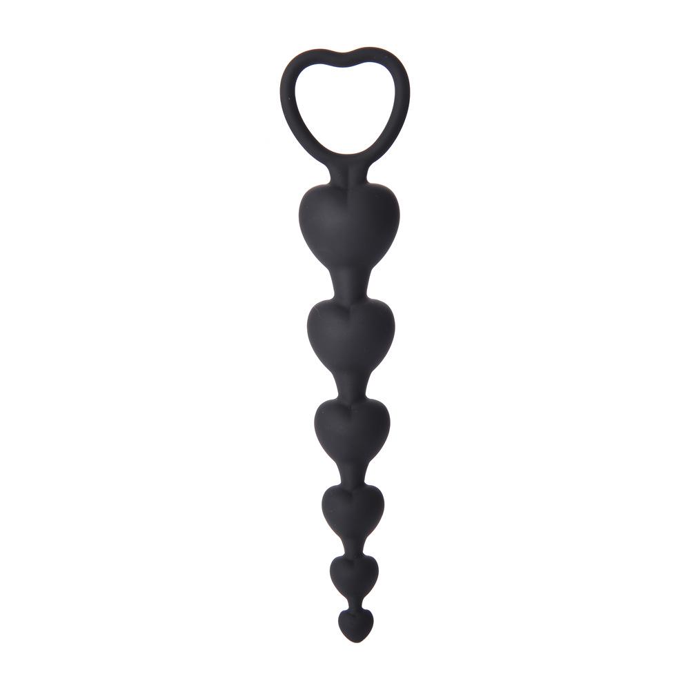 Sexy hračky stimulující bod G pro muže Ženy řitní otvor Velké koule Silikonové zátky pro dospělé Sexy Pár Sexy Heart Beads Soft Anal