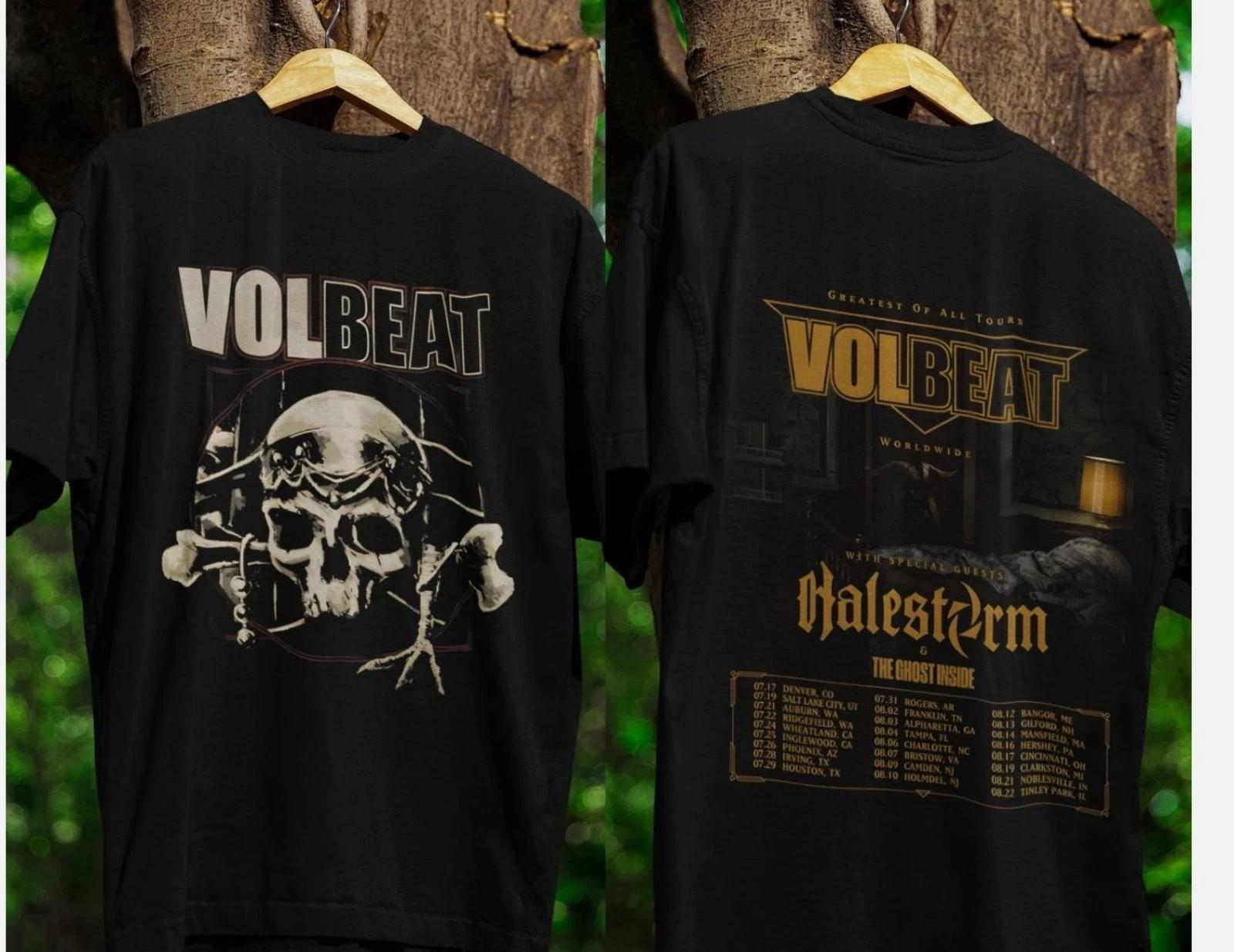 

Volbeat Greatest Of All Tours 2025 Worldwide God Of Angels Concert T-Shirt XL
