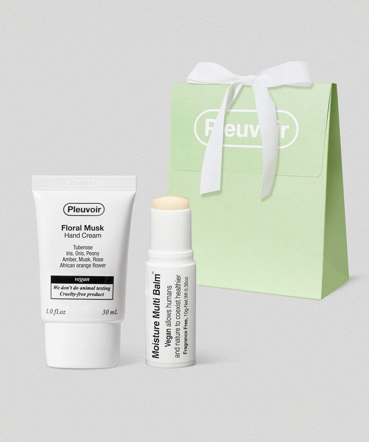 Lip & Multi Balm & Hand Cream Set (Choose 1 of 5 types / + Free Hand Wash Keyring) Morgning soil