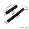 2 Pcs/set Saddle Nut Ebony Upper Nut(52x6x9mm) + Saddle (80x3x9/8mm) for Classical Guitar