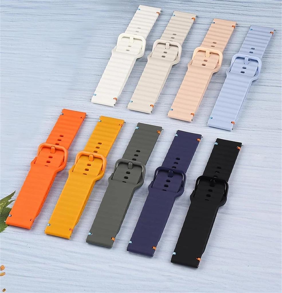 Silicone 20mm 22mm Wriststrap For AMAZFIT BALANCE2 Sports Replace Band BIP6 5 UNITY/GTS 4 3/GTR 4 3pro 2e/Active 2 Soft Bracelet