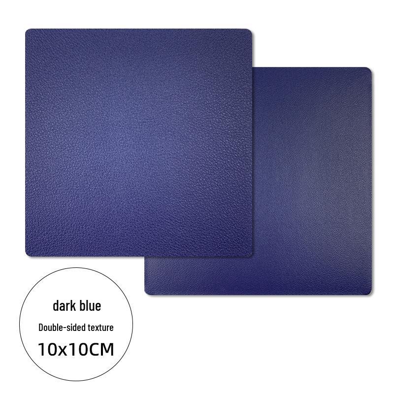 Cross-Border Double-Sided PU Leather Waterproof Non-Slip Coasters - Customizable Corporate Logo Insulation Pads