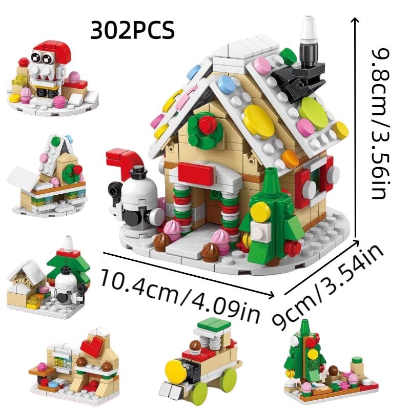 Creative Music Box Compatible With Lego Christmas Desktop Decoration Toy