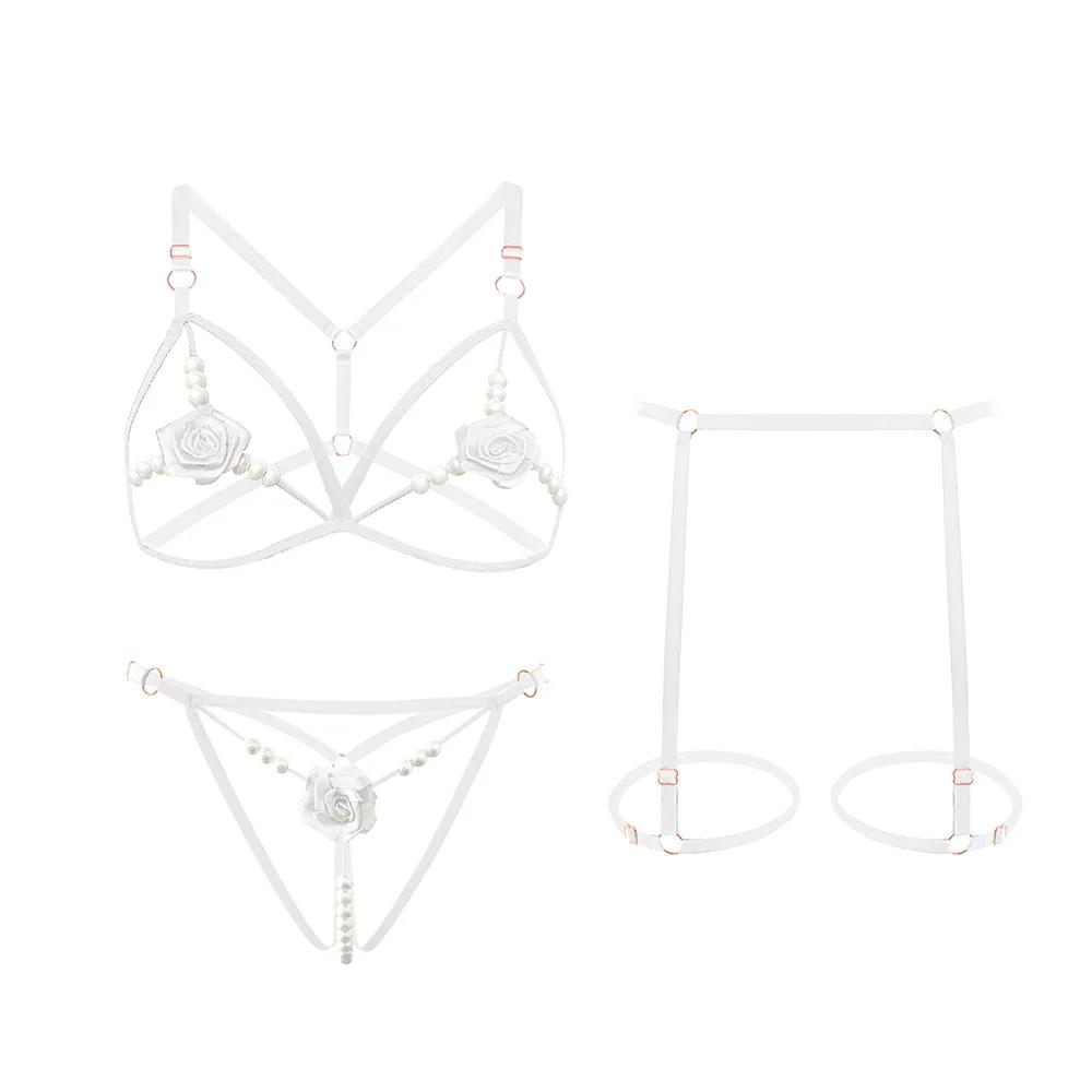 Women's Ethical Underwear Sexy Lingerie Set No Shandong Knit None Women Exotic Sets Lingerie New Lencerias Sexy Para Cojer