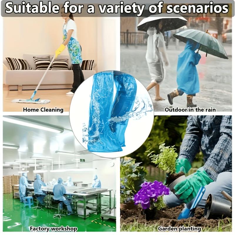 30pcs Set of Waterproof Shoe Covers - Durable, Thick, Transparent Shoe Covers, Essential for Outdoor Activities on Rainy Days - Easy to Put on And
