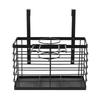 001-CFJ-002 Bathroom Metal Storage Rack Hair Dryer Holder Hanging Basket