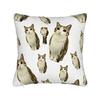 Pillow Cover Cat Owl Funny   Vintage Pillow Case For Chair Sofa Home Decor Pillowcases