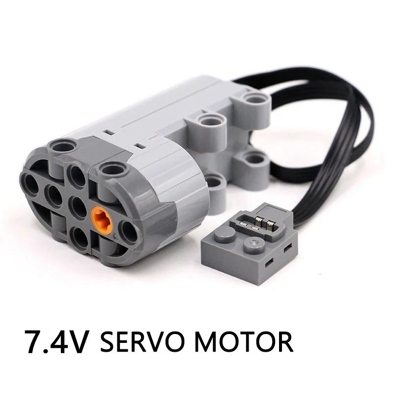 Technical Motor Set Power Functions Parts IR Speed APP Remote Control Battery Box Servo Light Receiver PF Car Building Blocks