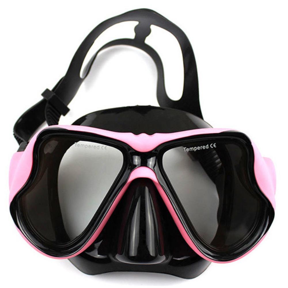 Large frame diving goggles snorkeling myopia lenses diving mask
