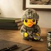 Unique Office Table Ornaments Tactical Yellow Duck Figurine, Resin Ornament with Camouflage Combat Desk Decor Gear, Soldier Statue for Home