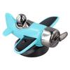 Rotating Solar Powered Propeller Fighter Car Ornament for Vehicle Display