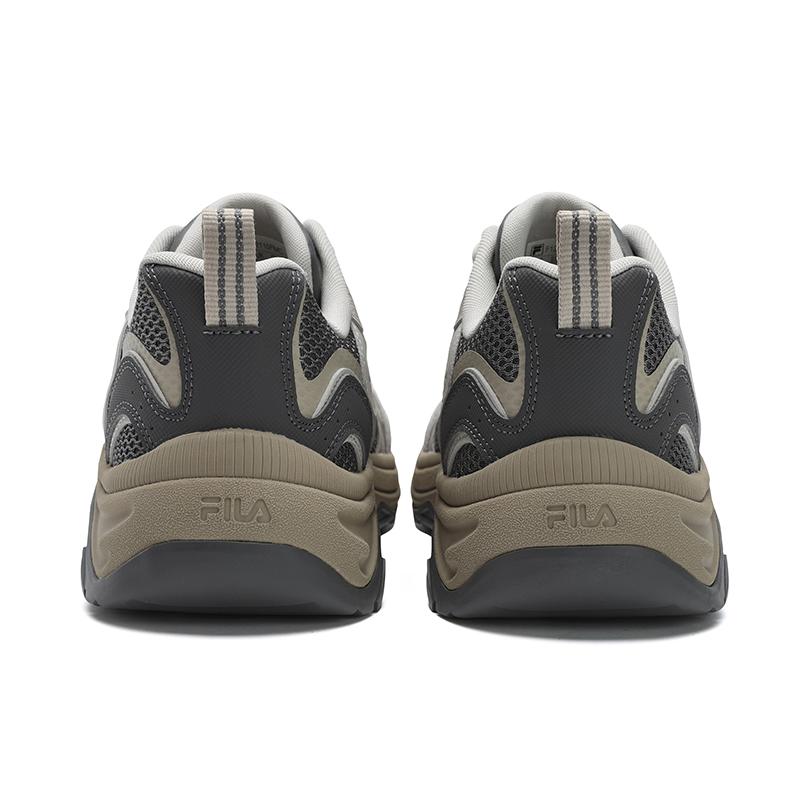 New FILA FLUXION Chuanliu Shoes Wear Resistant And Lightweight Low Top Casual Shoes Men's Gray F12M532115FMC
