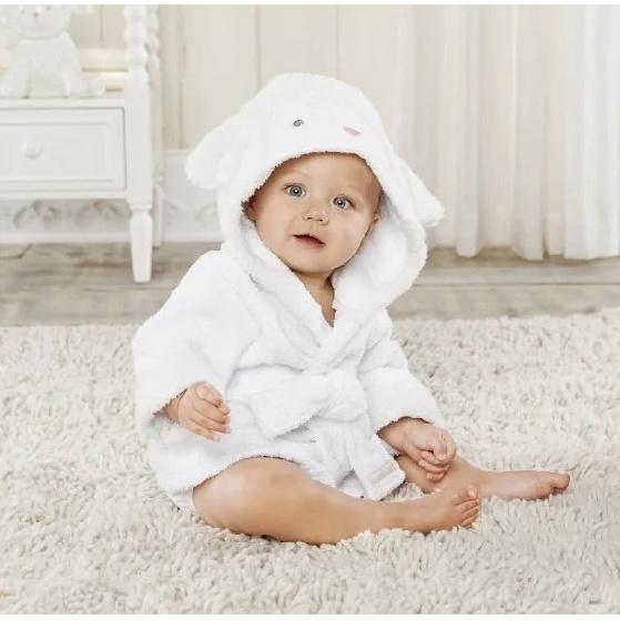 Custom Baby Name Cotton Baby Robe Bath Towel Cute Hoodies Infant Bath Blanket Kid Soft Bathrobe Kid Clothes