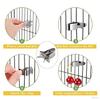 3PCS Metal Bird Feeder Quick Installatioin Design AntiWaste Food Feeding Clip Fruit Vegetable Clamp for Birds Rodents