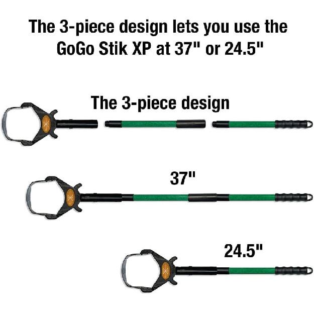 GoGo Stik XP Totally Clean Pooper Scooper. You and Tool Stay Clean. Use Store Bags or Heavy Dootie Bags. Scoop Until Bag Fills. On extreme