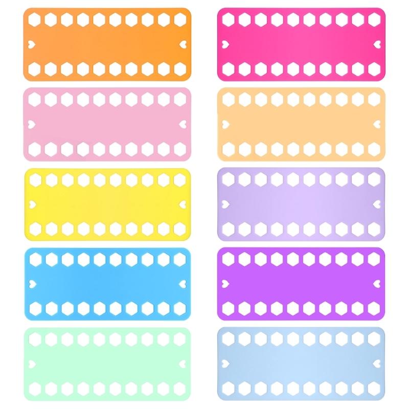 

10Pcs Embroidery Floss Bobbin 20 Slots Plastic Thread Holder Multipurpose Thread Organiser for Hand Stitching Needlework 1