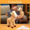 Brinquedo de Animal Girafa de Pelúcia com Tecido de Pelo Curto para Decoração de Quarto Infantil