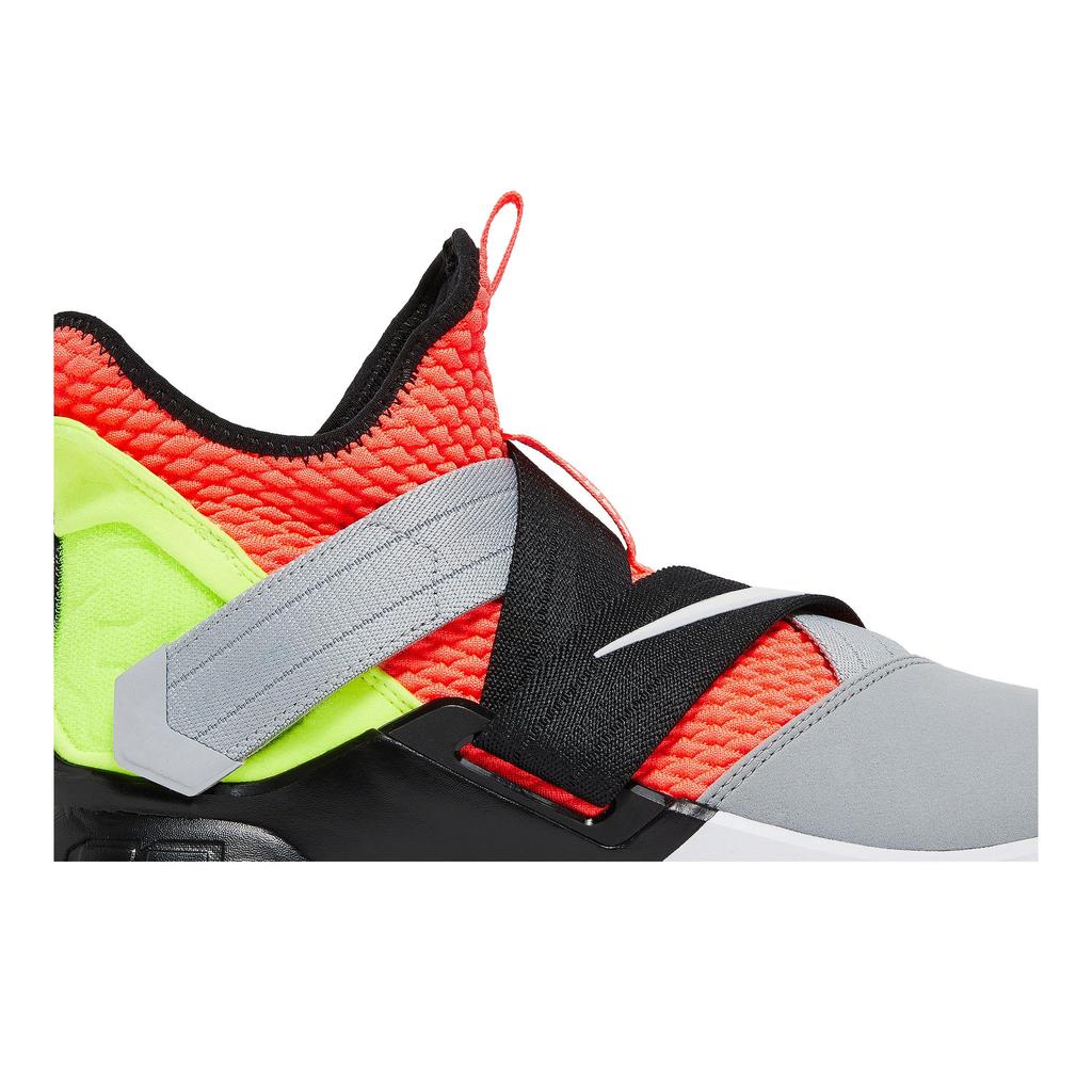 Nike LeBron Soldier 12 'Hot Lava' (Unisex) Hot Lava / Black-White Basketball Shoes AO4054 800