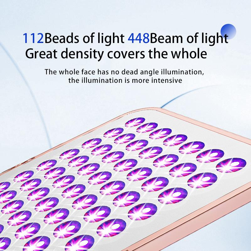 Big Row Lamp Beauty Instrument Facial Photon Skin Care Skin Rejuvenation Red and Blue Spectrum Mask Spectrometer Available All Over The Body