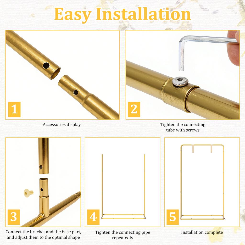 31.5x68.11/53.5 inch Poster Stand Adjustable Wedding Sign Holder Welcome Sign Stand Wedding Entrance Sign Decorative for Party
