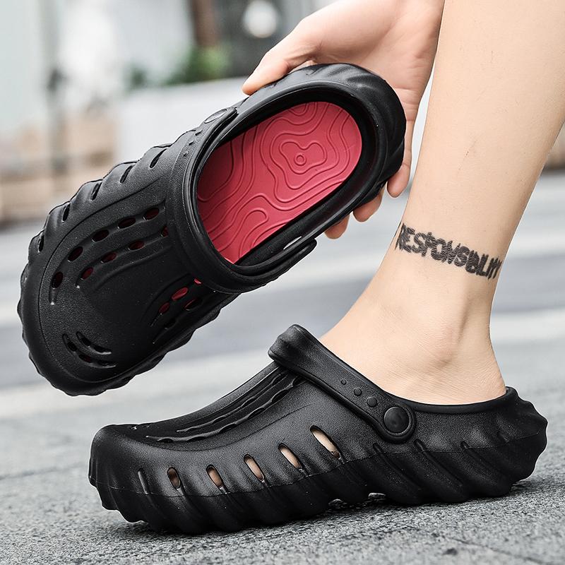 Sandals Shoes for Men Beach Shoes Soft and Comfortable Wear-resistant Indoor and Outdoor Men's Slippers Thick Bottom Unisex