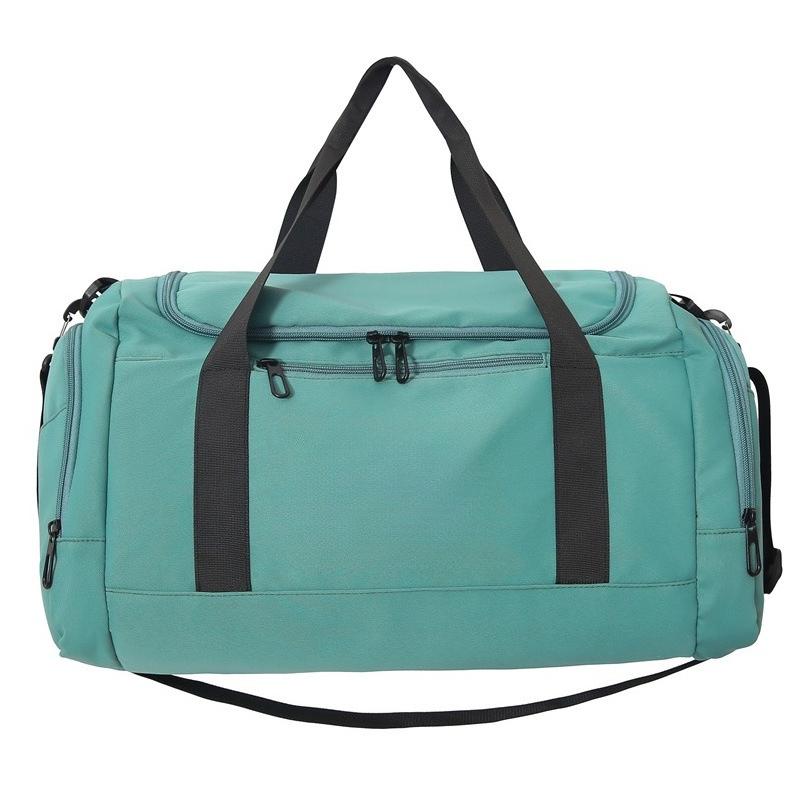 

Couple Model Large Capacity Personalized Trolley Travel Package Dry Wet Separation Sports Fitness Yoga Bag Strap Shoe Storage Model зелёный