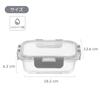AILTEC Glass Airtight Storage Set of Glass Microwave and Oven Prepare In Lid BPA Rectangular Heat-Resistant Containers, 640ml, 4, Tupperware, Safe,