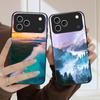 Sea storm small sailboat For iPhone 17 Pro Max 16 E 15 Plus 14 Pro 13 12mini 11 Air XS Max 5 6 7 8Plus SE Black Glass Phone Case