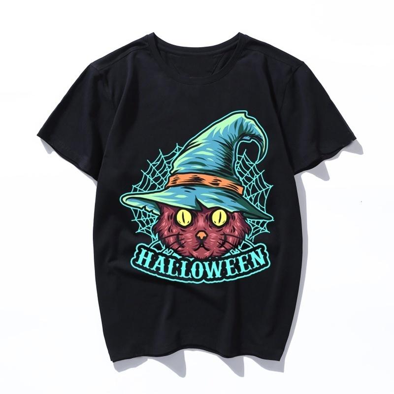 

Футболка унисекс с рисунком Cat Witch