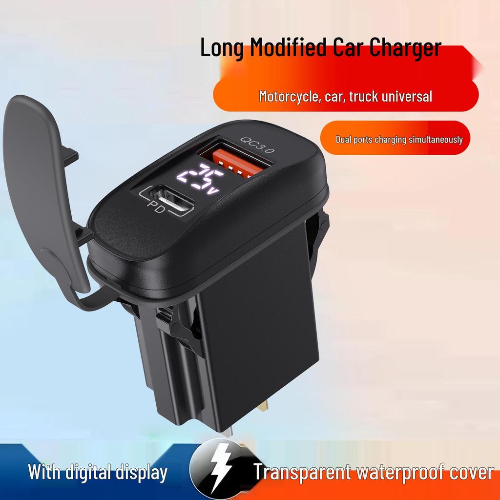 Cross-Border RV/Car PD30W38W Super Fast Charger for Mobile Phones