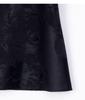 Women's Mid-Length Jacquard Silk Skirt - New Chinese Style for Autumn/Winter