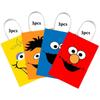12 Sesamstraat feestzakjes voor spelletjes, kinderen en volwassenen, verjaardagsfeestdecoratie