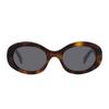 Celine Oval Sunglasses Blonde Havana/Smoke Women Eyewear Brown CL40194U-53A