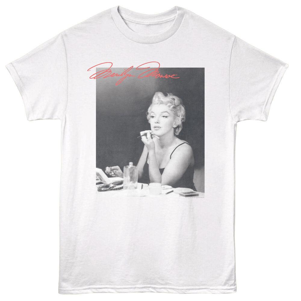 Marilyn Monroe Putting On Makeup Vanity Signature Men T Shirt S