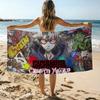 Anime GACHIAKUTA Towel Beach Towel Oversized Quick Dry Towel Absorbent Soft Swim BeachTowels for Men Women