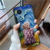 Gemälde Sternennacht Van Gogh Hülle Für Honor X6a X7a X8a X9a X9b X7 X8 X9 8X 9X Abdeckung Für Honor Magic 5 Lite 50 70 90