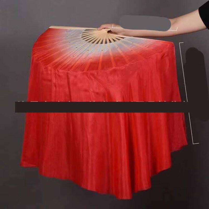 WEZHO Extended Imitation Silk Dance Fan