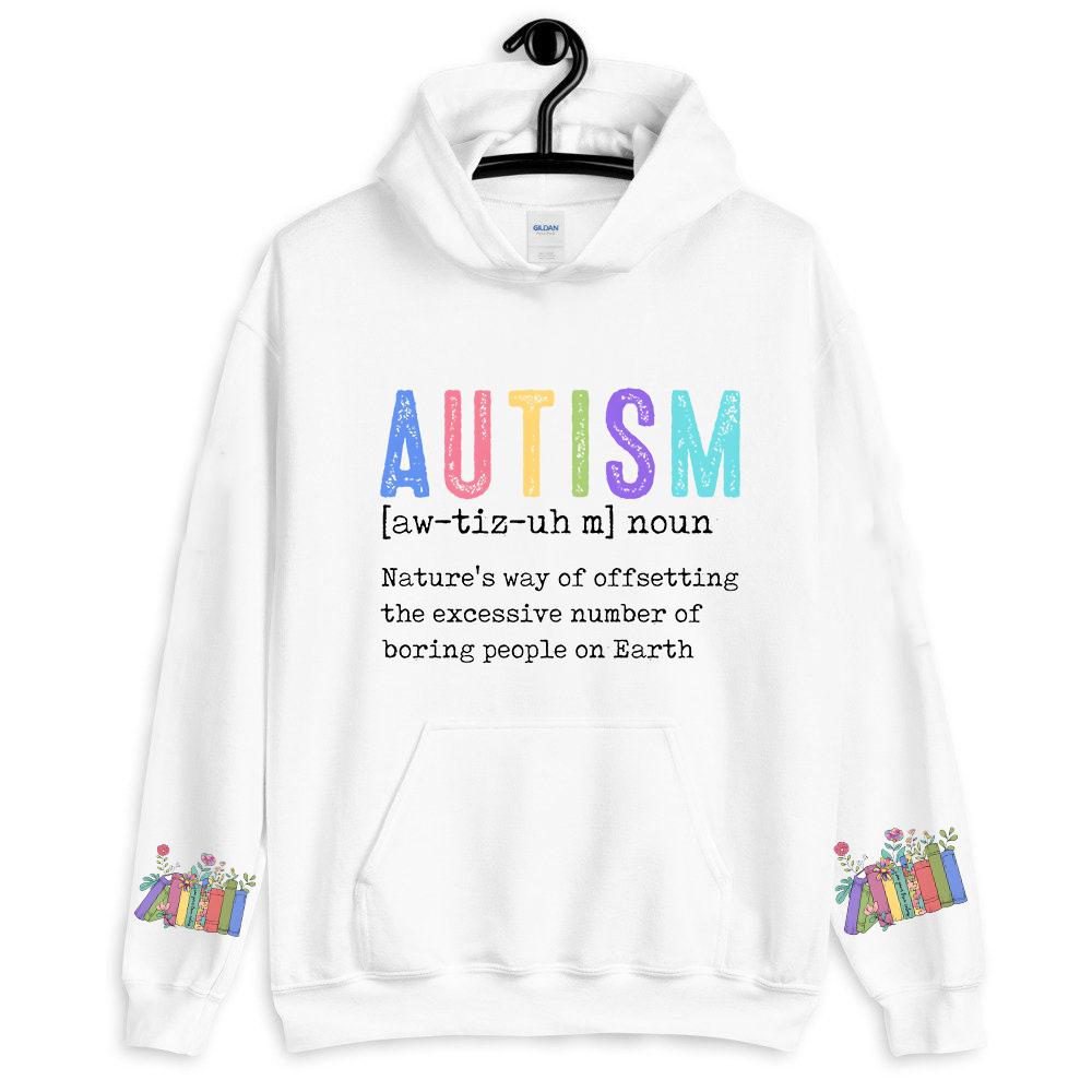 Autism Mom Hoodies Autism Awareness Hoodies Neurodivergent ADHD Sweatshirts Special Education Teacher Fashion Casual Hoodies