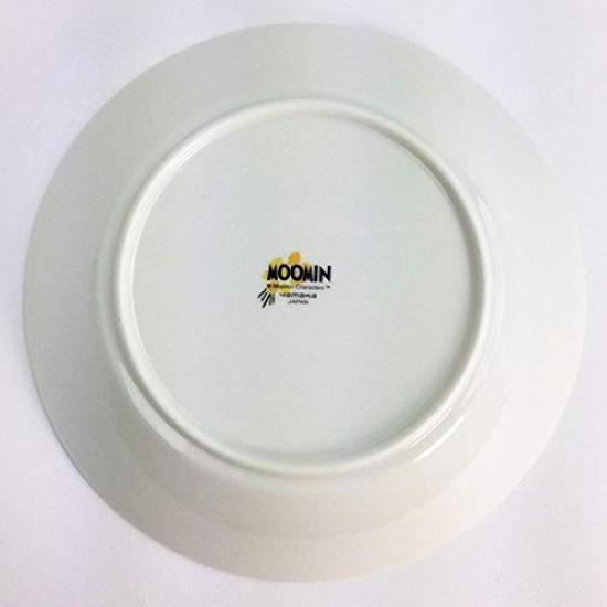 Yamaka Shoten Moomin Herbarium 22cm Hattifattener Microwave Moomin Nordic Day Wedding Made in Pasta/Curry Plate, Approx. Diameter, Design, Safe,