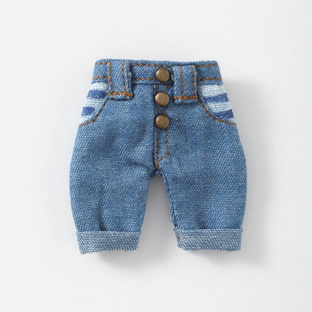 Long Pants OB11 Doll Clothes Casual Wears Doll Pant Jean Doll Clothes Trouser 1/12 Mini BJD