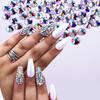 Nail Art Lightweight Operate Easily Resin Crystal Rhinestones Nail Set for Daily Use